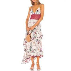 Noa Floral Long Dress Charo Ruiz Ibiza Dress.